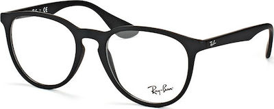 Ray Ban Erika Plastic Eyeglass Frame Black RB7046 5364