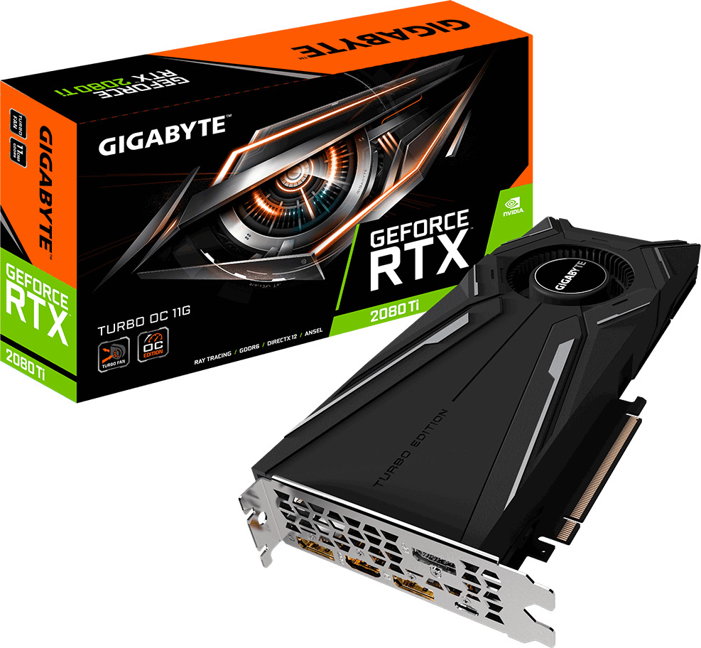 Gigabyte GeForce RTX 2080 Ti 11GB Ti TURBO OC rev. 2.0 GV N208TTURBO OC 11GC 2 Skroutz.gr