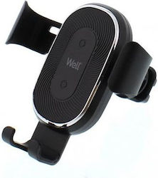 Well T-73236 Suport Pentru Telefon Mobil Cu Încărcare Wireless 10W Negru
