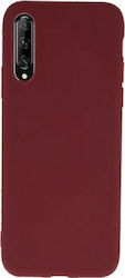 Matt Silicone Back Cover Burgundy (Huawei P Smart ProHuawei P Smart Pro)