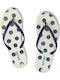 Mitsuko Women's Flip Flops White