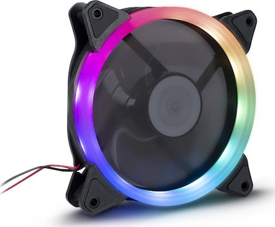 Argus RS-051 RGB Ventilator Carcasă 120mm cu Conexiune 2-Pin 1buc