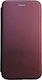 MyMobi Book Δερματίνης Μπορντό (Huawei Y5 2019 / Honor 8S)