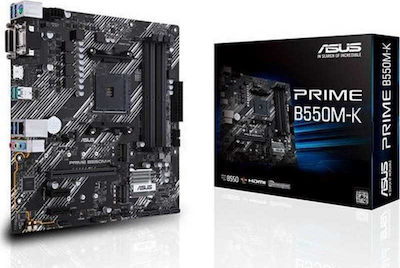 Asus Prime B550M-K Placă de bază Micro ATX cu AMD AM4 Socket