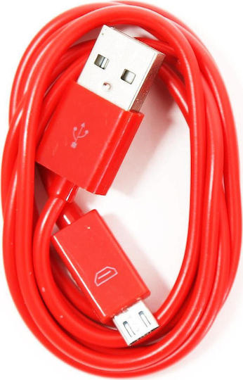 Platinet Regulär USB 2.0 auf Micro-USB-Kabel Rot 1m (OUPVC3MR) 1Stück
