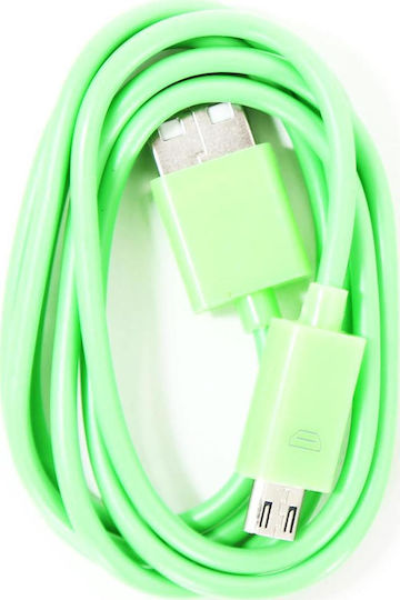 Platinet Regulär USB 2.0 auf Micro-USB-Kabel Grün 1m (OUPVC3MG) 1Stück