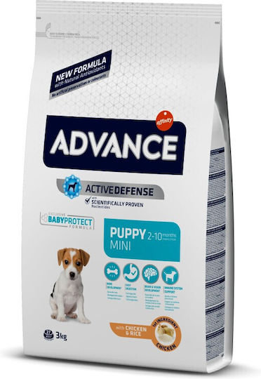 Affinity Advance Mini Puppy 3kg Dry Food for Small Breed Puppies with Chicken and Rice