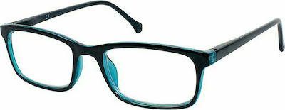 Eyelead E143 Men's Reading Glasses +2.50 Black/Blue E143 Ε 143