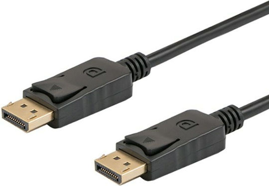 Savio Kabel DisplayPort-Stecker - DisplayPort-Stecker 3m Schwarz (CL-137)