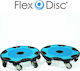 Flex Disc Мини 2 Бройки Съвет За Баланс Син С Диаметър 25.4см 2 Бройки