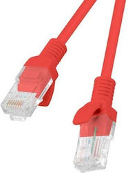 Lanberg PCU5-10CC-0100-R U/UTP Cat.5e Καλώδιο Ethernet 1m Κόκκινο