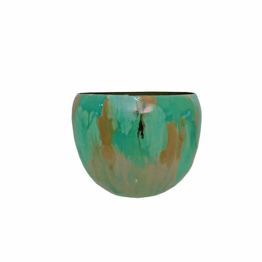 Art et Lumiere Декоративна купа Металик Зелен 16x16x21см 1бр