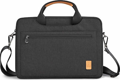 Wiwu Pioneer HandBag Αδιάβροχη Τσάντα Ώμου / Χειρός για Laptop 15.6" σε Μαύρο χρώμα