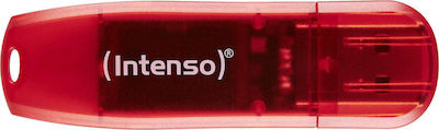 Intenso Rainbow Line 128GB USB 2.0 Stick Rot