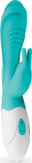 Good Vibes Only Leda Rabbit Vibrator Вибратор Заек 20см Teal