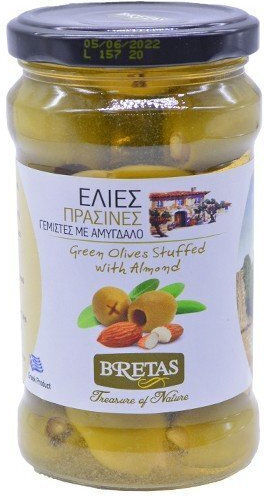 Bretas Olives Stuffed Almond 314gr