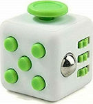 Anti Stress Fidget Cube Λευκό/Πράσινο
