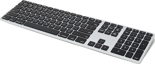 Matias Multi-Pairing for Mac Ασύρματο Bluetooth Πληκτρολόγιο Αγγλικό UK Συμβατό με Mac Ασημί