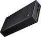 Green Cell PowerPlay20 20000mAh 18W με 2 Θύρες USB-A και Θύρα USB-C Quick Charge 3.0 Μαύρο
