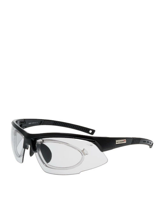 Goggle Falcon T Sunglasses with Black Plastic Frame and Gray Lens E867-1R