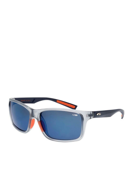 Goggle Muvo Sonnenbrillen mit Gray Rahmen und Blau Linse E916-4P