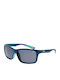 Goggle Muvo Unisex Sunglasses with Turquoise Plastic Frame and Blue Lens