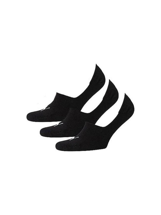 Puma Footie Αθλητικές Κάλτσες Μαύρες 3 Ζεύγη