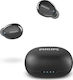 Philips UT102 In-ear Bluetooth Handsfree Ακουστικά με Θήκη Φόρτισης Μαύρα