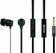 Swissten YS500 În ureche Handsfree cu Mufă 3.5mm Negru