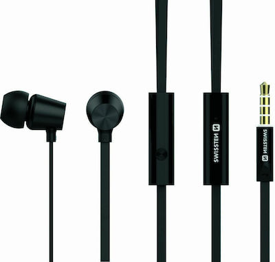 Swissten YS500 In-ear Handsfree με Βύσμα 3.5mm Μαύρο