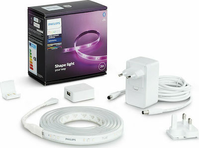 Philips Lightstrip Plus Base V4 Bandă LED Alimentare 220V RGBW Lungime 2m cu Alimentare