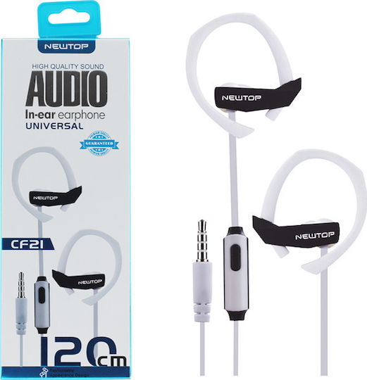 Newtop CF21 In-ear Handsfree with 3.5mm Connector White