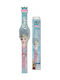 Kids Euroswan Frozen Sparkle Like Magic Kids Digital Watch with Rubber/Plastic Strap Multicolour