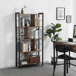 Bookcase Brown 74x30x154.5cm