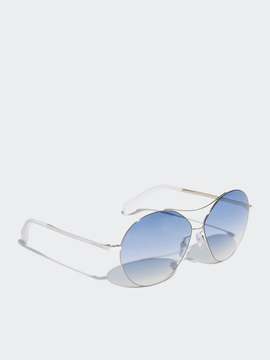 adidas OR0001 Sunglasses Gold with Metallic Frame