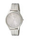 Oxette Florida Watch with Silver Metal Bracelet