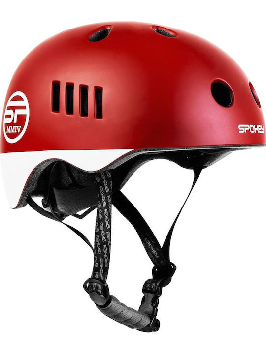 Spokey Pumptrack Fahrradhelm Rot