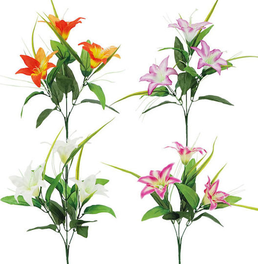 Изкуствено Декоративно Клонче Lilium 61см Marhome