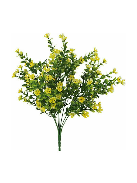 Marhome Bouquet of Artificial Flowers Yellow 36cm 1pcs