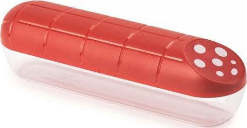 Allgemeine Verwendung Lebensmittelglas mit Deckel Kunststoff Rote 25x7,5x7cm