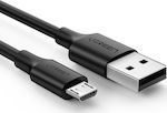 Ugreen Regular USB 2.0 to micro USB Cable Μαύρο 1m (60136)