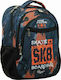 No Fear SK8 School Bag Backpack Junior High-High School Multicolored