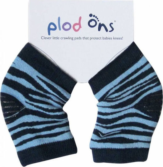 Dribble Ons Zebra Stripe Επιγονατίδα Μπουσουλήματος από Ύφασμα σε Μπλε Χρώμα
