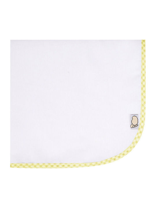 Figlio Bino Flannel Swaddle Wrap Yellow 88x90cm.