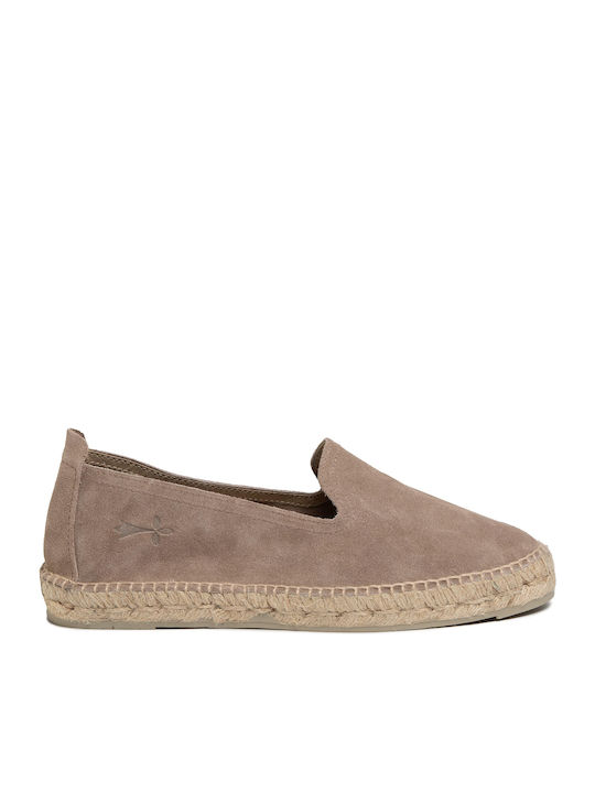 Hamptons Women's Suede Espadrilles Beige