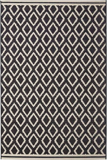 Royal Carpet Flox 3 Χαλί Ορθογώνιο Καλοκαιρινό Ψάθινο Black 67x140cm