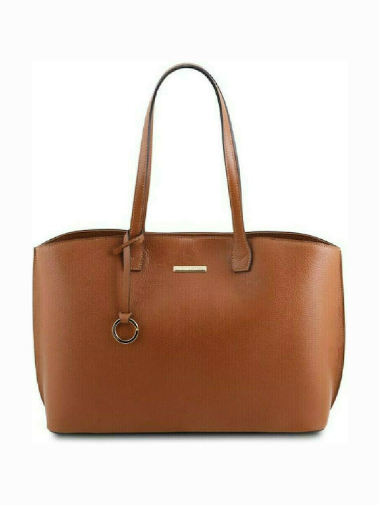 Tuscany Leather TL Leather Women's Bag Shopper Shoulder Tabac Brown