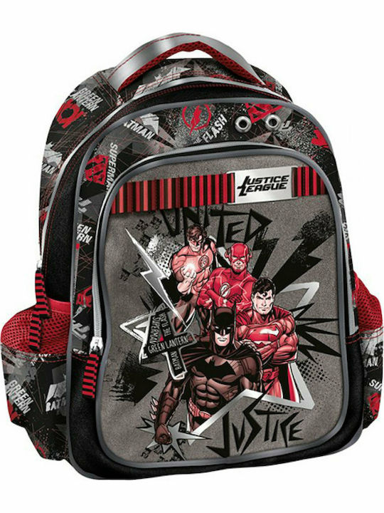 Graffiti Justice League School Bag Backpack Kindergarten in Red color