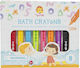 Tiger Tribe Bath Crayons Μαρκαδόροι Μπάνιου για 36+ Μηνών 8τμχ