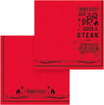 Fato Steak House Салфетки 1бр Червен 38x38см. 40бр